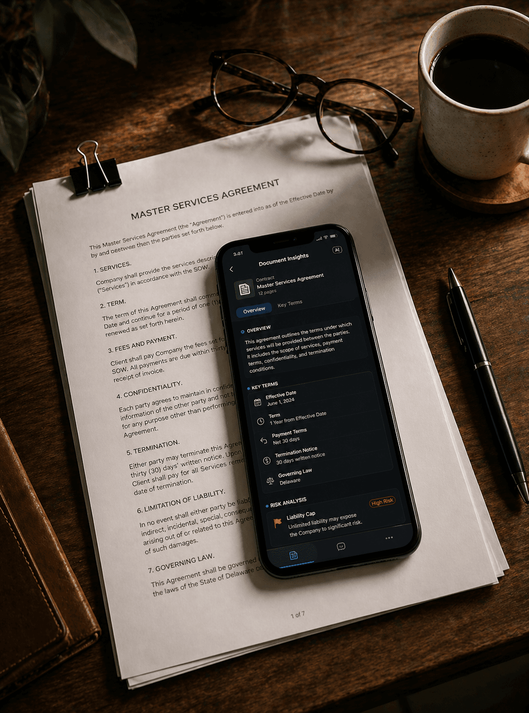 BrieFolio document intelligence on iPhone, iPad, and Mac