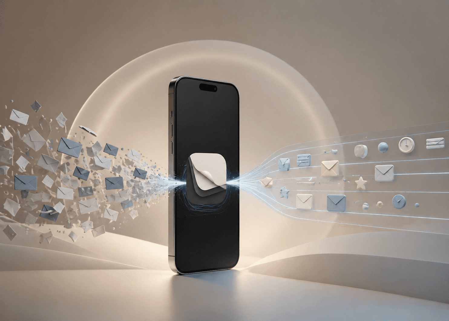 Sorto — email intelligence app hero screen