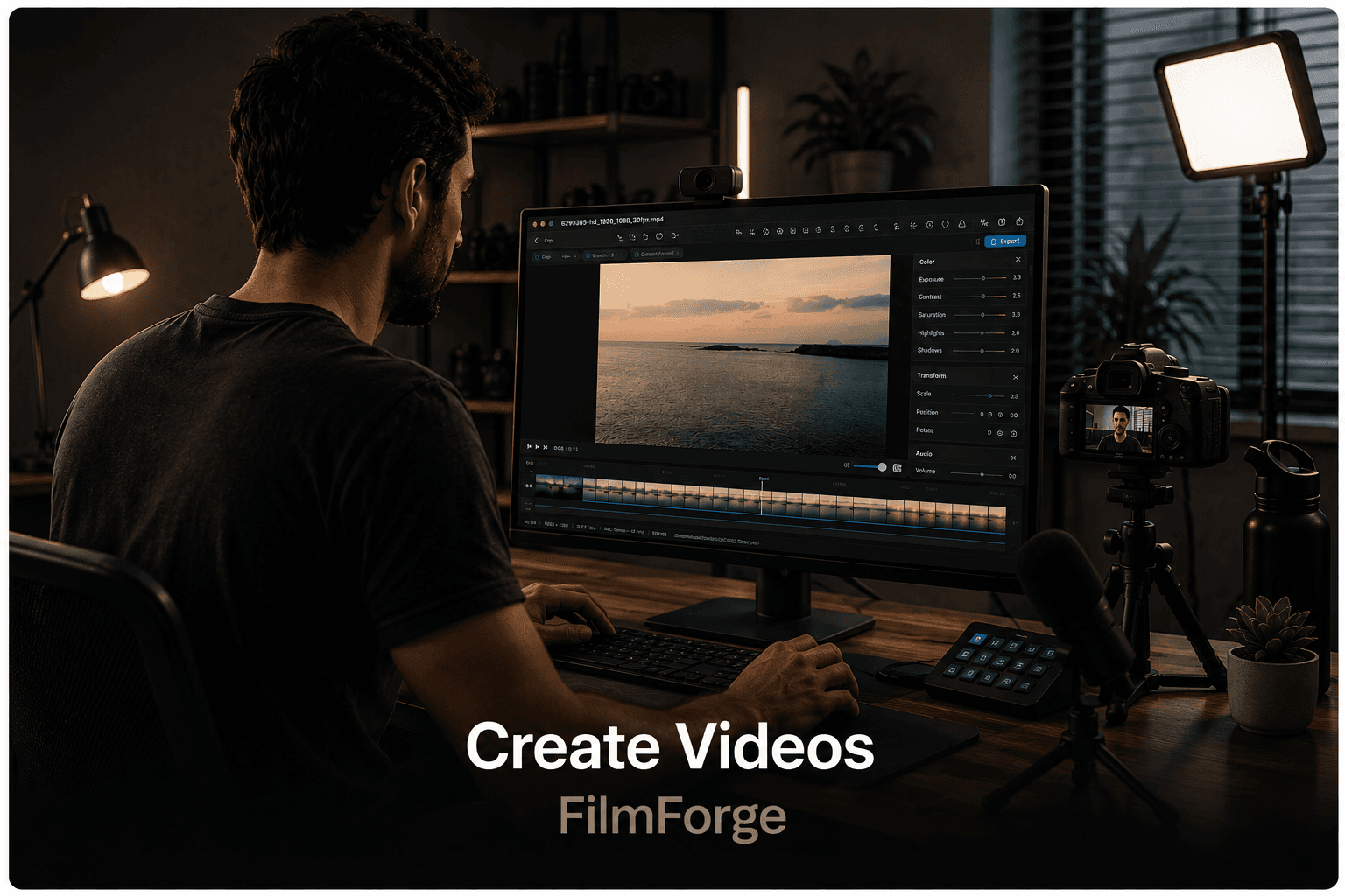 Filmforge interface