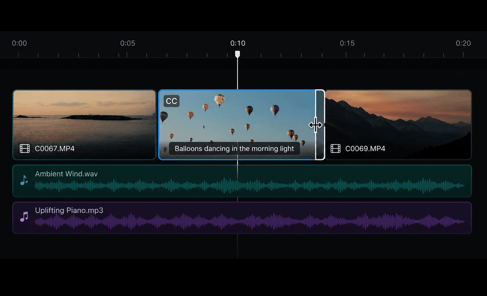 Filmforge interface
