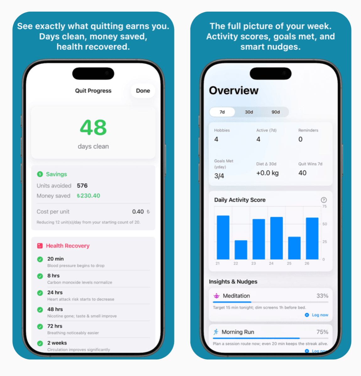 HobbyIt — AI coaching suggestions and HobbyIt Pro unlock screen with iCloud sync
