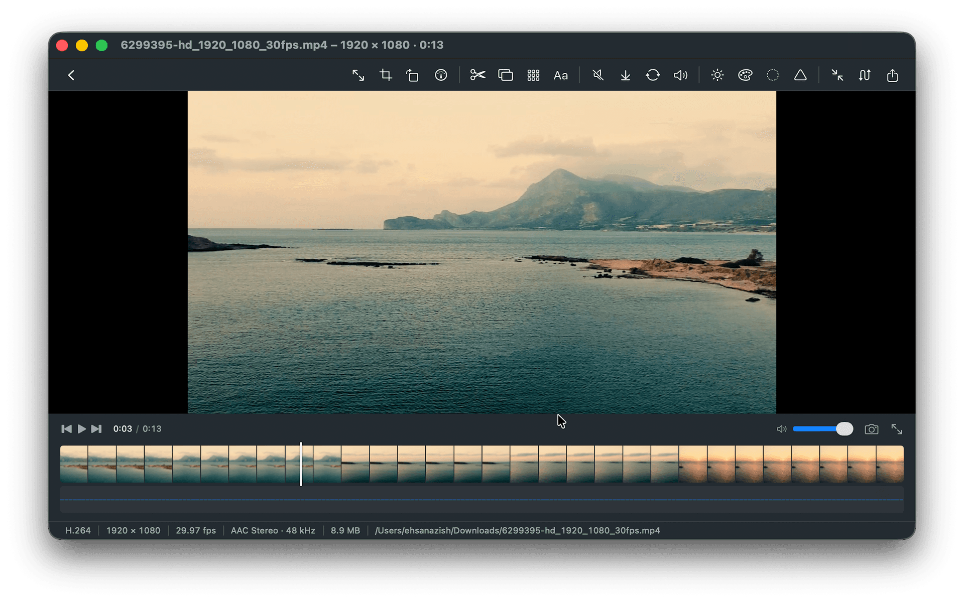 MovieArmyKnife resize and crop tools