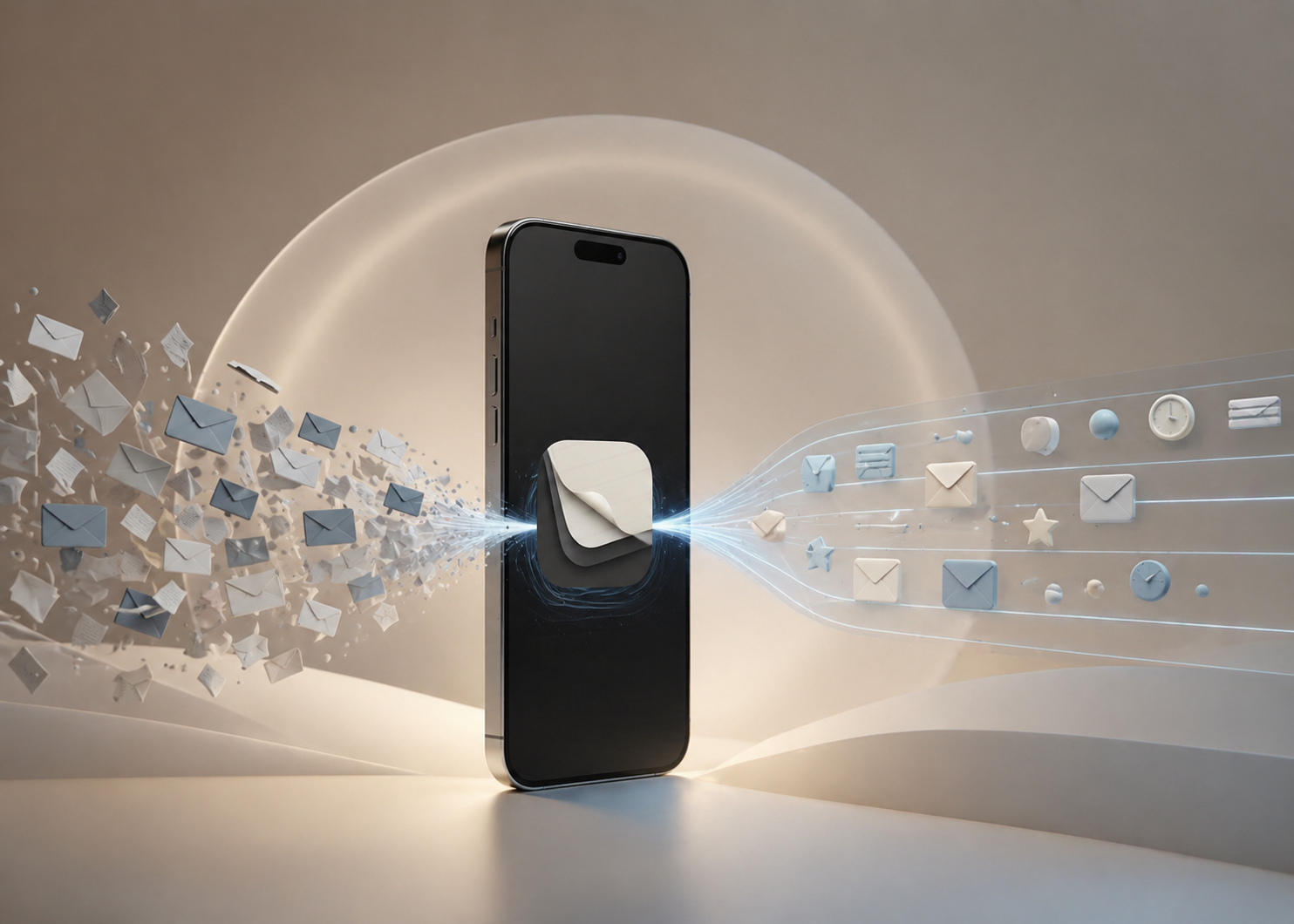 Sorto — email intelligence app hero screen